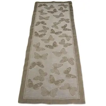 Set of 2 Italian runners Butterfly by Pardi, Montefalco (Umbria)