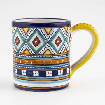 Vario F4 Italian mug handmade by Fima in Deruta