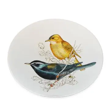 Italian large centerpiece Bowl Joy handmade by Francesca Niccacci in Deruta