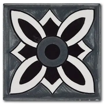 Italian tile VD49 handmade by Francesca Niccacci in Deruta