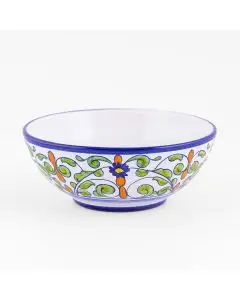 Deruta cereal bowl from the Amelia collection, handmade by Antica Deruta - Italy