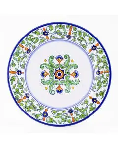 Deruta charger plate from the Amelia collection, handmade by Antica Deruta - Italy