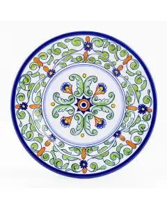 Deruta salad & dessert plate from the Amelia collection, handmade by Antica Deruta - Italy