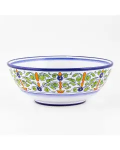 Deruta serving bowl from the Amelia collection, handmade by Antica Deruta - Italy