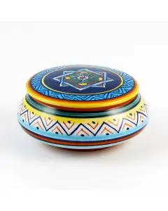 Italian favor keepsake box handmade by Eugenio Ricciarelli - Deruta, Rapallo, Amalfi