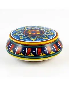 Italian favor keepsake box handmade by Eugenio Ricciarelli - Deruta, Rapallo, Amalfi