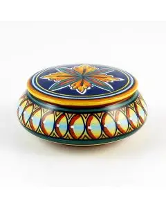 Italian favor keepsake box handmade by Eugenio Ricciarelli - Deruta, Rapallo, Amalfi