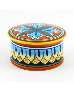 Italian favor keepsake box handmade by Eugenio Ricciarelli - Deruta, Rapallo, Amalfi