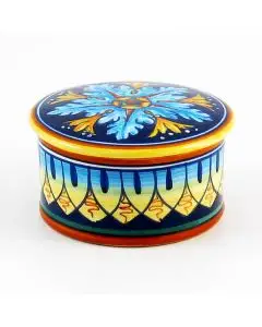 Italian favor keepsake box handmade by Eugenio Ricciarelli - Deruta, Rapallo, Amalfi