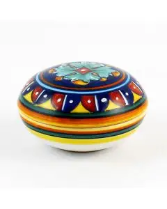 Italian favor keepsake box handmade by Eugenio Ricciarelli - Deruta, Rapallo, Amalfi