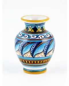 Italian favor small vase handmade by Fima in Deruta