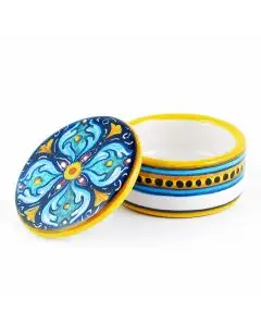 Italian favor keepsake box handmade by Fima in Deruta