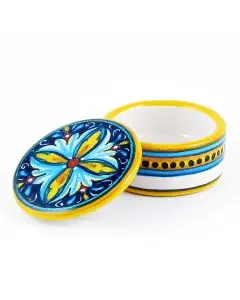 Italian favor keepsake box handmade by Fima in Deruta