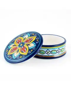 Italian favor keepsake box handmade by Fima in Deruta