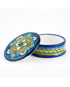 Italian favor keepsake box handmade by Fima in Deruta