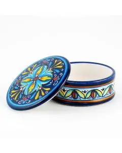 Italian favor keepsake box handmade by Fima in Deruta