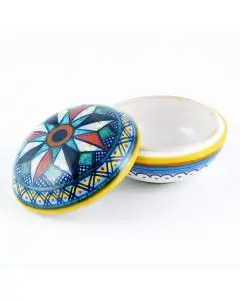Italian favor keepsake box handmade by Fima in Deruta