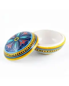 Italian favor keepsake box handmade by Fima in Deruta