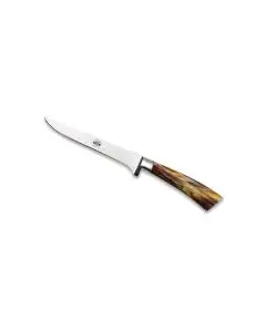 Forgiato Cornotech boning knife handcrafted by Coltellerie Berti in Scarperia, Italy