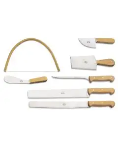  Italiani set of 7 cheese knives handcrafted by Coltellerie Berti in Scarperia, Italy