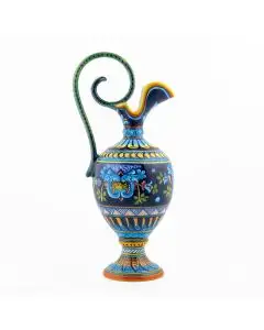 Italian amphora vase handmade by Eugenio Ricciarelli - Deruta, Rapallo, Amalfi