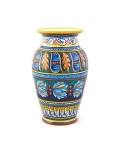 Italian vase handmade by Eugenio Ricciarelli - Deruta, Rapallo, Amalfi