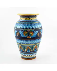 Italian vase handmade by Eugenio Ricciarelli - Deruta, Rapallo, Amalfi