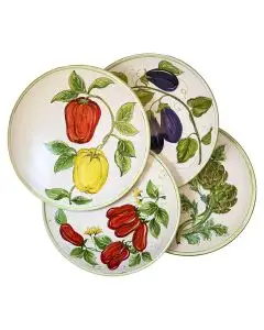 Set of 4 pizza plates