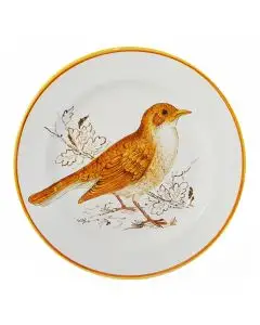 Italian round platter from the Joy Collection handmade by Francesca Niccacci in Deruta