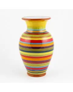 Italian vase from the Millerighe Collection handmade by D&G Design in Deruta