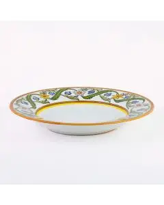 Nastro Italian pasta & soup plate handmade by Fima in Deruta - main image