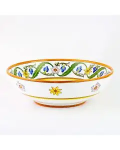 Nastro Italian serving bowl handmade by Fima in Deruta - main image