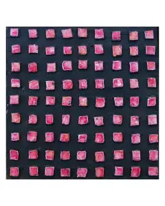 Contemporary Tuscan tile ND17 handcrafted by ND Dolfi in Montelupo Fiorentino, Italy