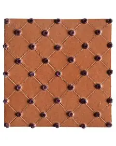 Contemporary Tuscan tile ND56 handcrafted by ND Dolfi in Montelupo Fiorentino, Italy