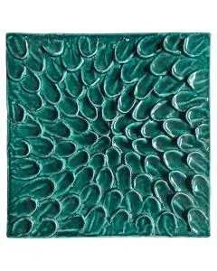 Contemporary Tuscan tile ND58 handcrafted by ND Dolfi in Montelupo Fiorentino, Italy