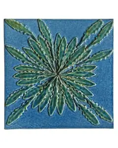Contemporary Tuscan tile ND60 handcrafted by ND Dolfi in Montelupo Fiorentino, Italy