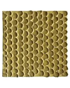 Contemporary Tuscan tile ND76 handcrafted by ND Dolfi in Montelupo Fiorentino, Italy