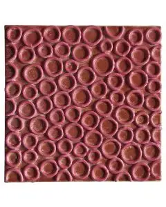 Contemporary Tuscan tile ND87 handcrafted by ND Dolfi in Montelupo Fiorentino, Italy