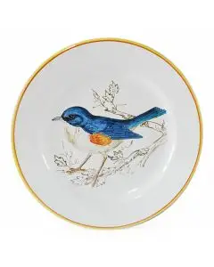 Italian charger plate Passero from the Joy Collection handmade by Francesca Niccacci in Deruta