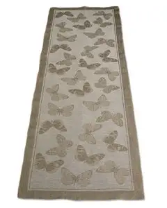 Set of 2 Italian runners Butterfly by Pardi, Montefalco (Umbria)
