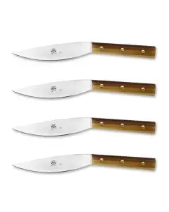 Valdichiana steak knives cornotech handles - set of 4 handcrafted by Coltellerie Berti in Scarperia, Italy