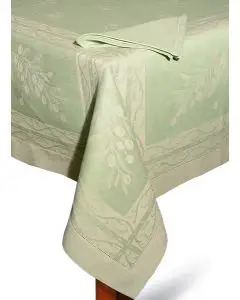 Italian tablecloth Olive by Pardi, Montefalco (Umbria)