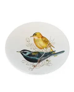 Italian large centerpiece Bowl Joy handmade by Francesca Niccacci in Deruta