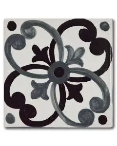 Italian tile VD44 handmade by Francesca Niccacci in Deruta