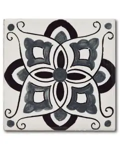 Italian tile VD46 handmade by Francesca Niccacci in Deruta