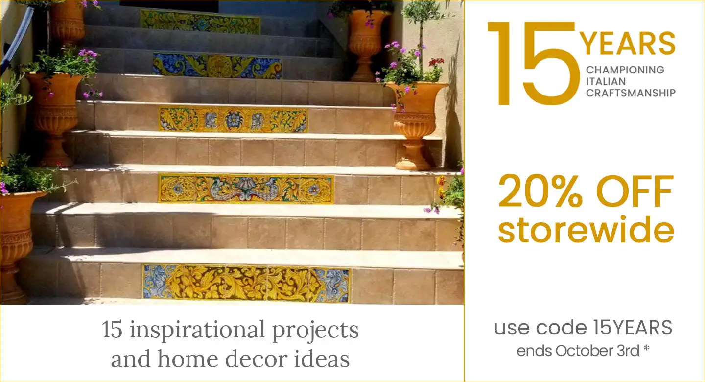 handmade Italian pottery - 15th inspirational projects and home decor ideas